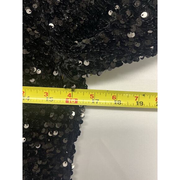 H&M Black Sequin Mini Dress - Picture 5 of 8